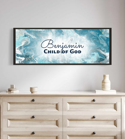 Personalized wall art with &