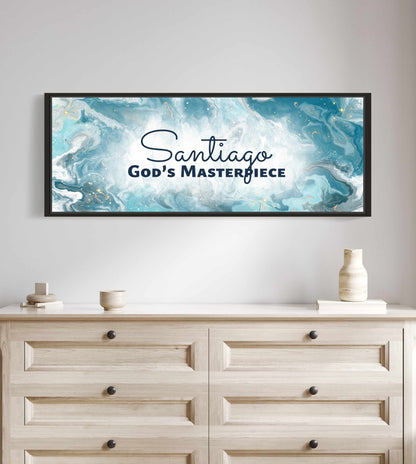 Personalized wall art with &